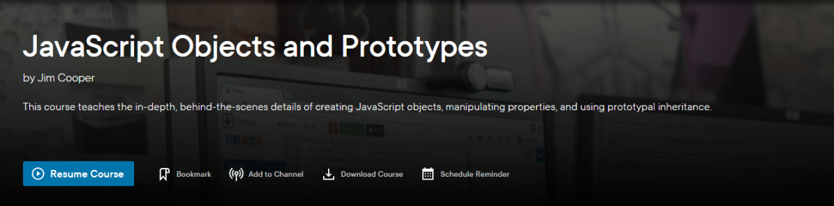 New Course! JavaScript Objects and&nbsp;Prototypes