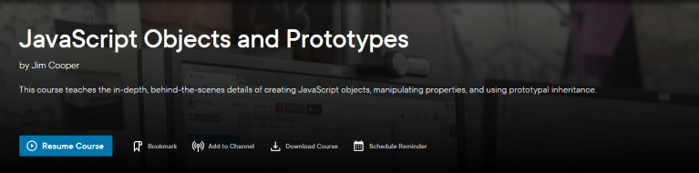 New Course! JavaScript Objects and Prototypes – jcoop.io