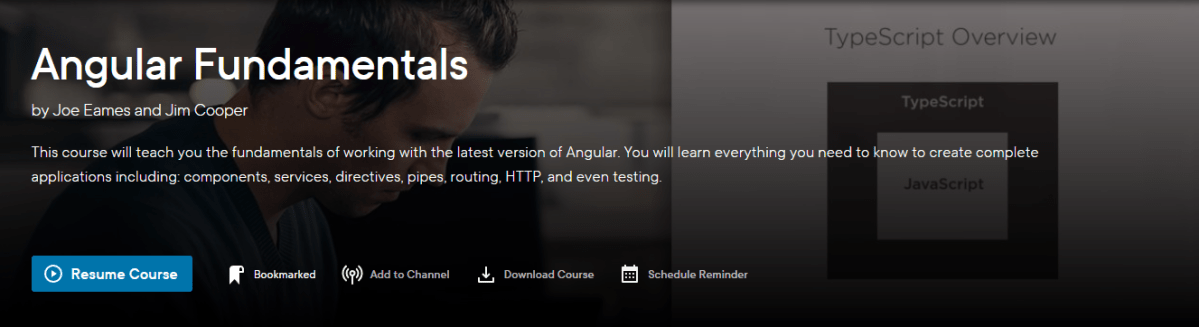 New Course! Angular&nbsp;Fundamentals